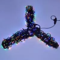 Спайдеры ALEDUS 3 нити по 20 м, черный провод, RGB, без мерцания