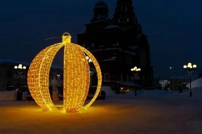 Световой шар «Звездное яблоко»