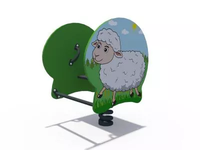 Детская качалка на пружине Барашек ИО 05220