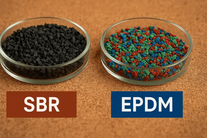 SBR или EPDM крошка