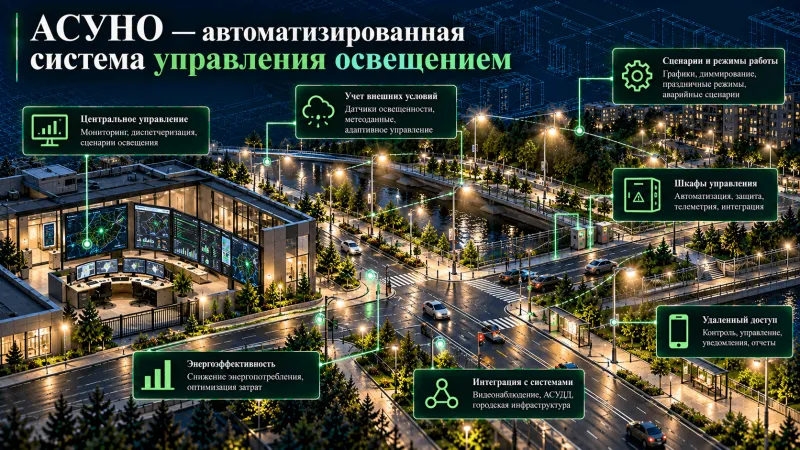 АСУНО — автоматизированная система управления освещением