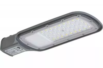 Уличный светильник IEK LED ДКУ 1012-30Ш 5000К, IP65, серый LDKU1-1012-030-5000-K03