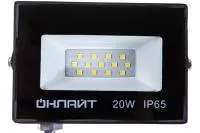 Светильник ОНЛАЙТ OFL-20-6K-BL-IP65-LED 61949