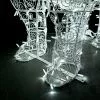 Новогодняя светодиодная фигура «Медведица ажур»