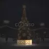 Ограждение для ёлки «Золотой рисунок»