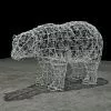 Новогодняя светодиодная фигура «Медведица ажур»