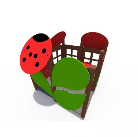 Детский игровой домик Божья коровка (накладки) ДИФ 01320